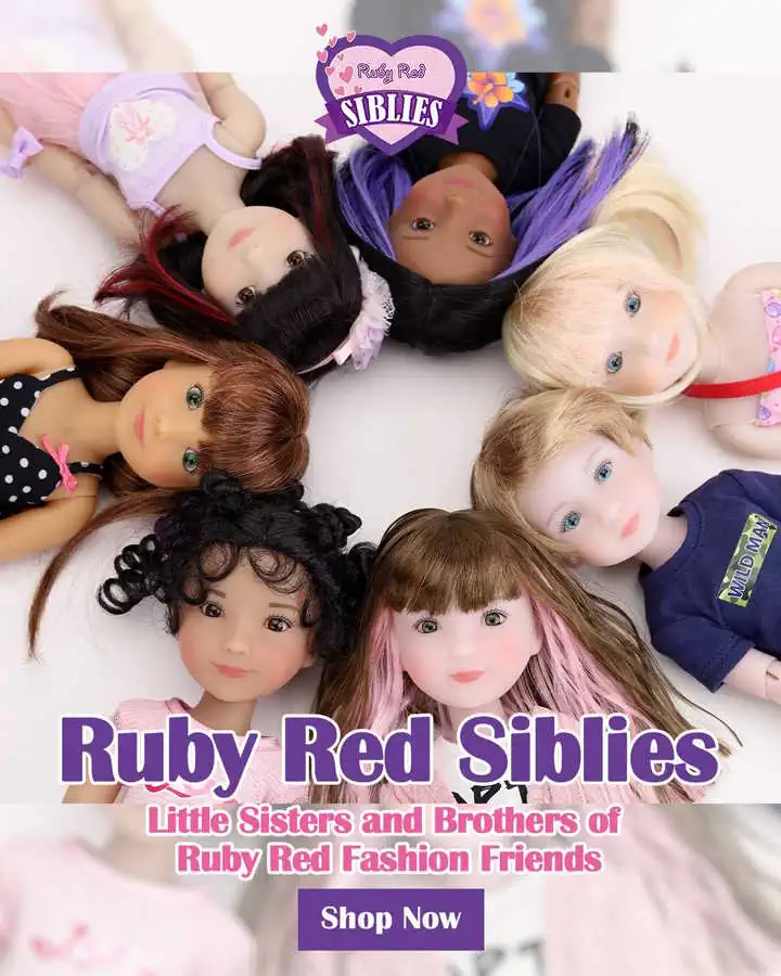 Collectible Doll Series - Ruby Red Siblies